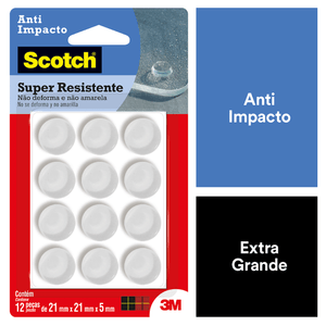 Adesivo Anti-Impacto Redondo Extra Grande 3m