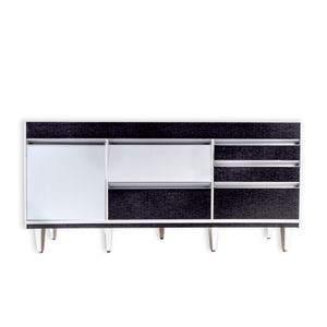 Gabinete Viseu Para Pia 175cm Cromo Corso