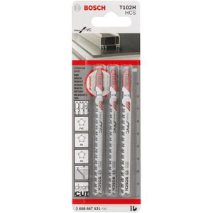 Lâmina De Serra Tico Tico T102h Para Pvc 3 Peças Bosch
