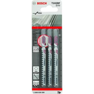 Lâmina De Serra Tico Tico T102bf Para Acrílico 3 Peças Bosch