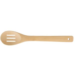 Colher Vazada De Bambu 30cm Gzt