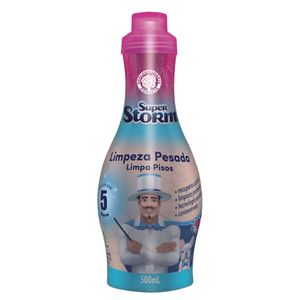 Limpa Piso Limpesa Pesada Para Pisos Super Storm Bamboo 500ml Pulvitec