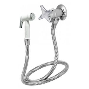 Ducha Higiênica Com Registro Sem Derivação 1984 ¼ Volta Eco C23 Cromado Esteves