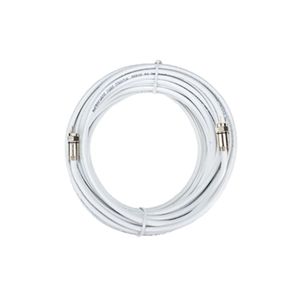 Cabo Coaxial Rgc 59/47 Conectorizado 10m Branco Dual Comp