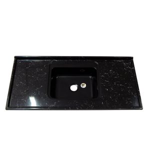 Pia Granitada 1.20x3 1/2" Frontao Alto Onix Corso