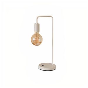 Luminaria Mesa Orbital Branca Para 1 Lâmpada Kin Home