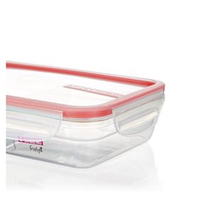 Pote Com Travas Plástico Salmão 730ml Sanremo