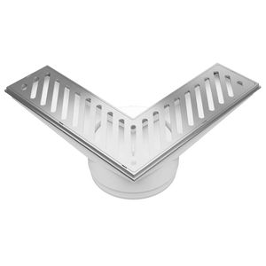 Ralo De Canto Saída De 100mm Prata Astra