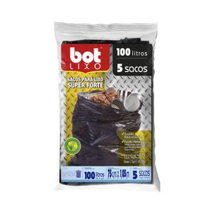Saco De Lixo Super Forte 100 Litros Lafra