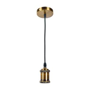 Pendente Decor E27 Bronze 1 Lâmpada Bronzearte