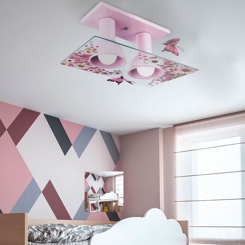 Plafon_Floral_Branco_E_Colorido_E27_2_Lampadas_Startec_102011702jpg