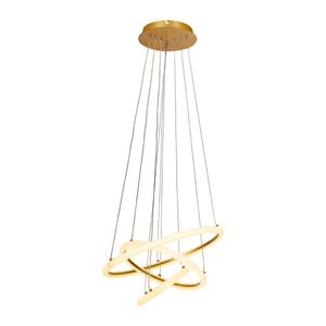 Pendente Space Orbital Led Triple 40cm 49w 3000k Bronzearte
