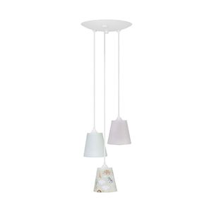 Pendente Lolly Masculino Para 3 Lâmpadas Kin Home