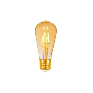 Lâmpada Filamento Led St64 Âmbar Autovolt Taschibra