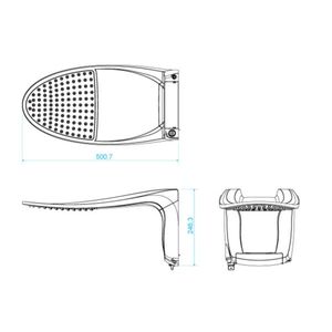 Chuveiro Acqua Wave Ultra Eletrônico Black/Cromado 220v 7800w Lorenzetti