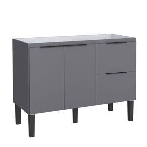Gabinete Cisne 1.14m Cinza Cozimax
