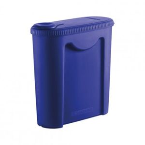 Porta Ração Plástico Azul 2350ml Sanremo