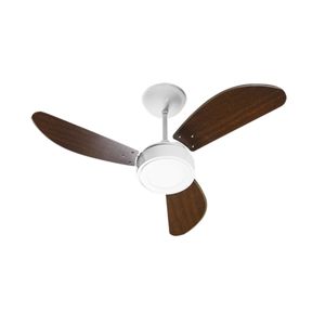 Ventilador Teto New Light Led Branco /Tababo 6000k 127v Ventidelta