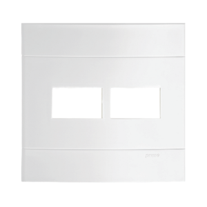Placa Lunare 4x4 2 Postos Separados Schneider