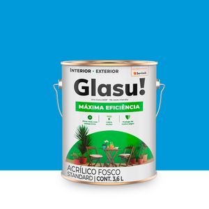 Tinta Glasu Máxima Eficiência Fosco Oceano 3.6l Suvinil