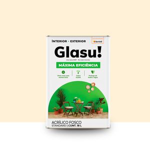 Tinta Glasu Máxima Eficiência Fosco Palha 18l Suvinil