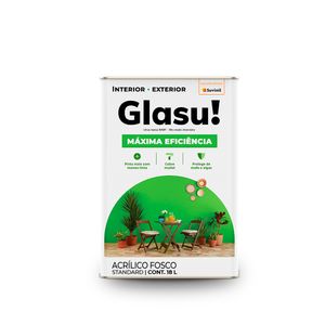 Tinta Glasu Máxima Eficiência Fosco Lâmina Afiada 18l Suvinil