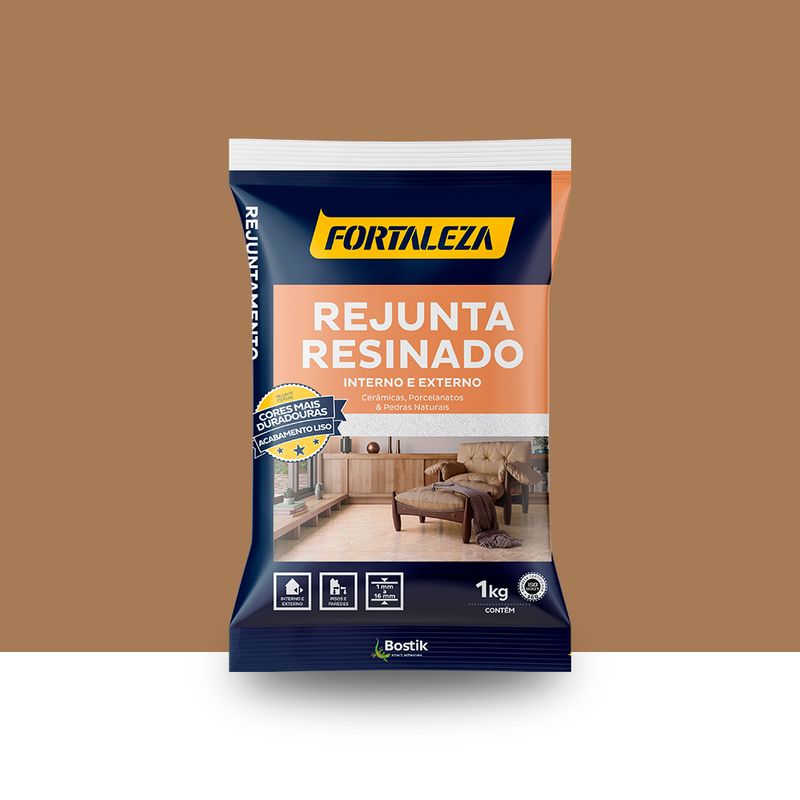 Rejunte Porcelanatos E Cerâmicas 1kg Avelã Fortaleza - Joli