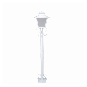 Poste Aço Fosfatizado P-7 Branca E27 1 Lampada Ideal
