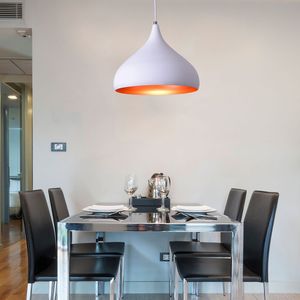 Pendente Rpx Gota Branco 40cm E27 1 Lâmpada Startec