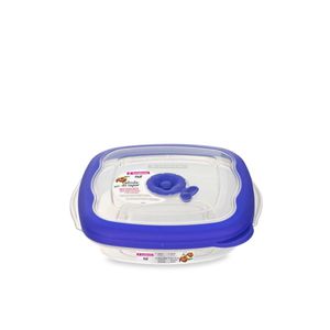 Pote Sanduiche Plástico Com Valvula De Vapor Azul 664ml Sanremo