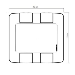 Placa Cega 4x4 Aria Branca Tramontina Eletrik