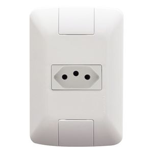 Conjunto Tomada 2p+T 20a 250v Aria Branco Tramontina Eletrik