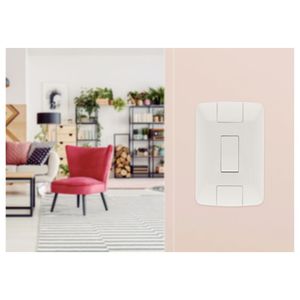 Conjunto Interruptor Simples 6a 250v Aria Branco Tramontina Eletrik
