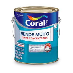 Tinta Rende Muito Fosco Azul Profundo 3.2l Coral