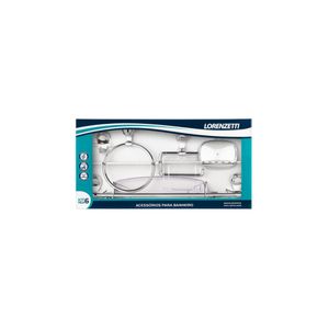 Kit Acessórios Para Banheiro 2001 F22 Attic Cromado 6 Peças Lorenzetti