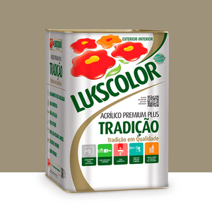 Tinta Premium Acrílica Tradição Concreto 18l Lukscolor