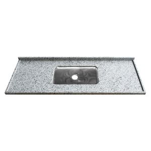 Pia De Granito Reto Simples Branco Fortaleza 1.50m Kasa Granito