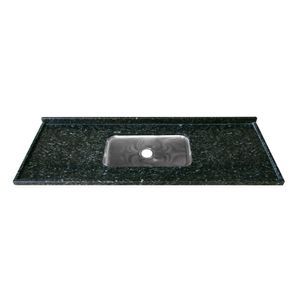 Pia De Granito Reto Simples Verde Ubatuba 1.20m Kasa Granito