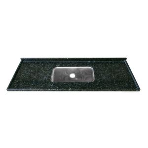 Pia De Granito Reto Simples Verde Ubatuba 2.00m Kasa Granito