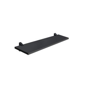 Prateleira Preta 1.5x20x60cm Suporte Preto Prat-K