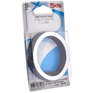 Número 0 De Plástico Preto/Cromado Grande 8cm Abs Fixtil