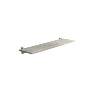 Prateleira Concreto 1.5x20x80cm Suporte Prata Prat-K