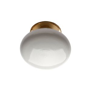 Puxador Praiano Pequeno Madeira Branco  Fixtil