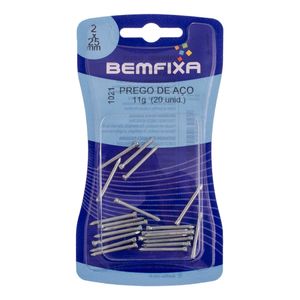 Prego De Aço Sem Cabeça 2.00x25mm 20 Unidades Bemfixa