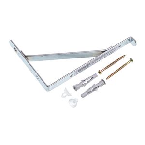 Suporte Para Prateleira De Vidro 15cm Cromado Bemfixa