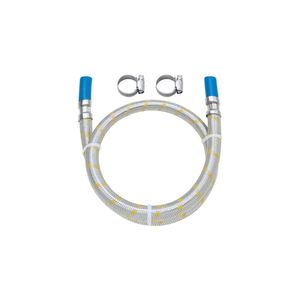 Ligação Flex Inox Para Gás Para Espigão Com Abraçadeiras 1.50m Blukit