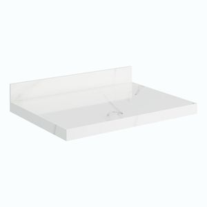 Prateleira Porcelanato Veneza 60cm Branca Darabas