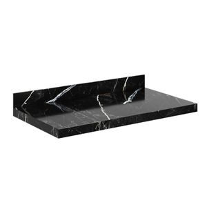 Prateleira Porcelanato Veneza 80cm Preta Darabas