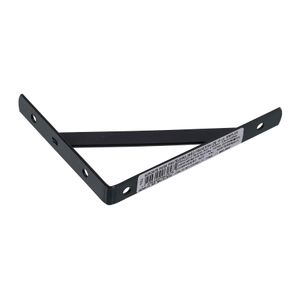 Suporte Prateleira Simples Mão Francesa 15cm Preto Bemfixa