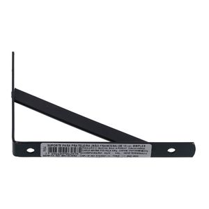 Suporte Prateleira Simples Mão Francesa 15cm Preto Bemfixa